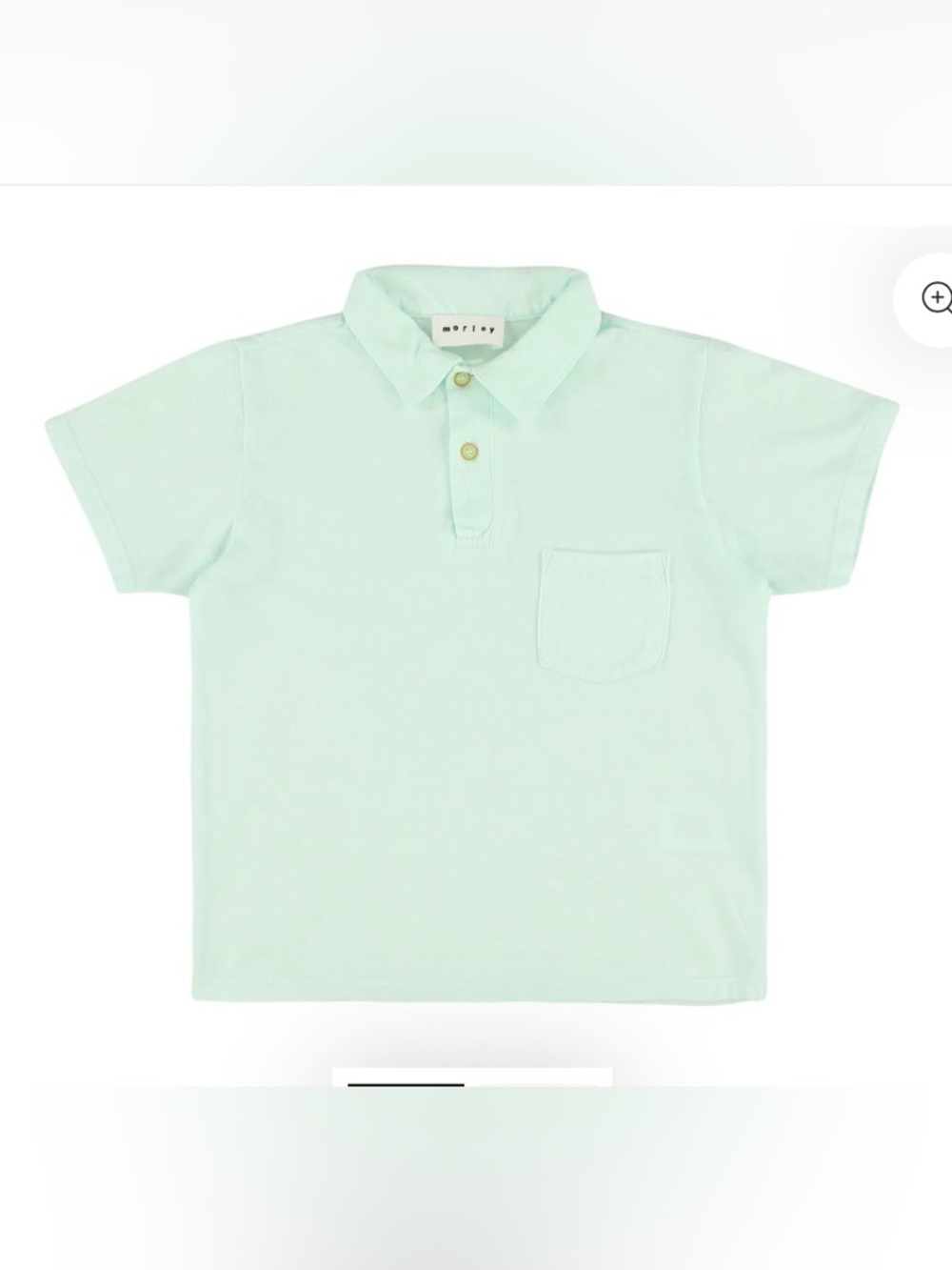 Morley Mint Green Kids Polo with Chest Pocket